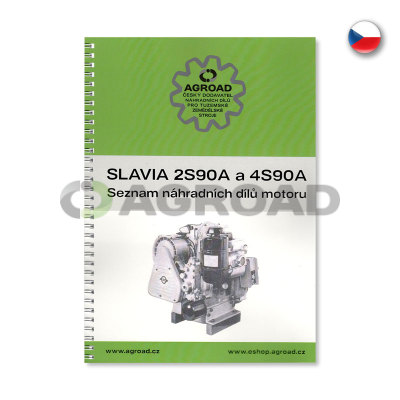 Katalog motoru Slavia 2S90A, 4S90A