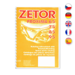 ND-Katalog fr Zetor Proxima 65-95 r.2009 gelb